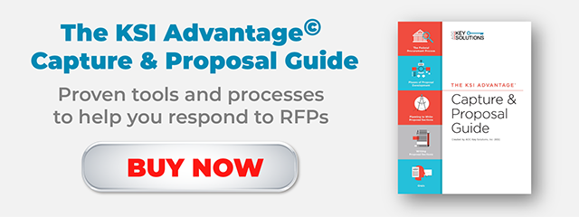 image of text to left and KSI capture & proposal guide on right