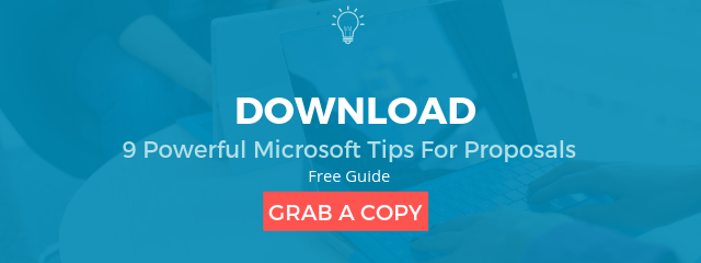 click on this image to download a guide to Microsoft office tips for proposals 