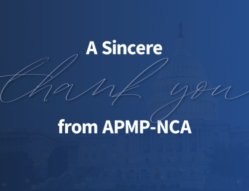 A Sincere Thank You from APMP-NCA